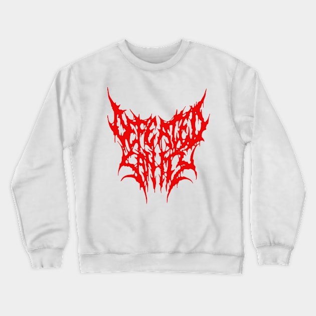 Defeated Sanity Crewneck Sweatshirt by chloewilder.xyz